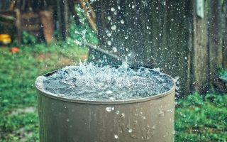 Récupérateur d'eau de pluie design est un allier esthétique et écologie chez soi