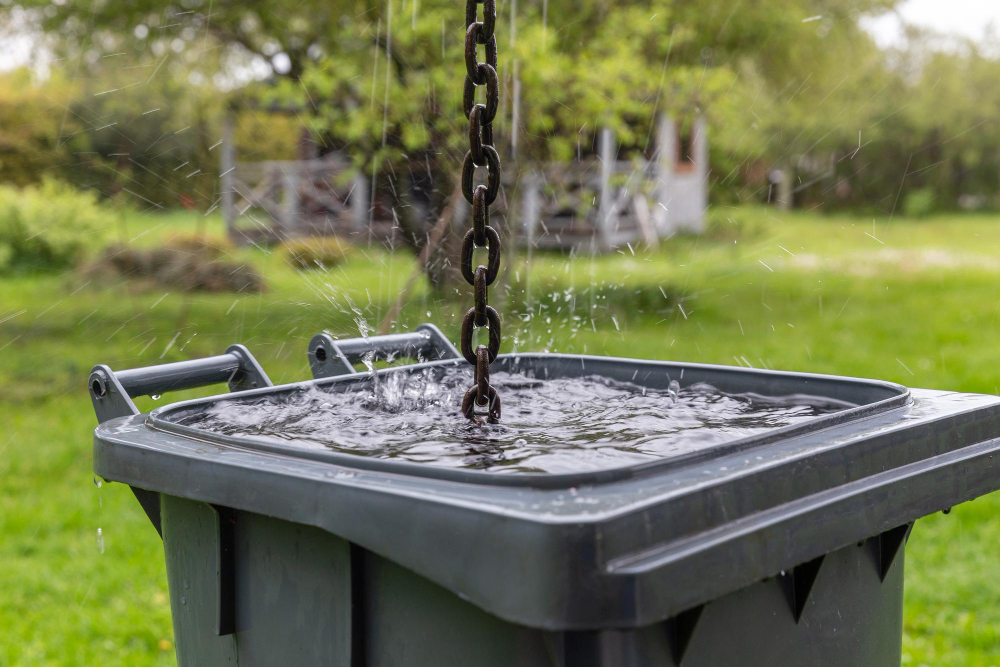 Récupérateur d'eau de pluie design